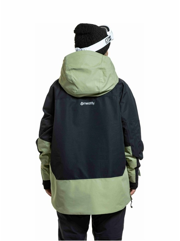 Meatfly Meatfly unisex SNB & SKI jakna Maddie Black / Olive Light