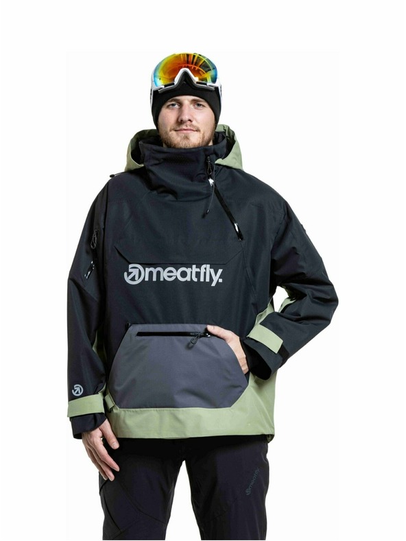 Meatfly Meatfly unisex SNB & SKI jakna Maddie Black / Olive Light