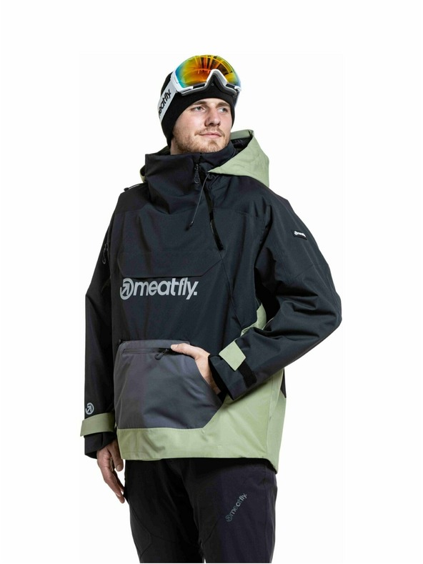 Meatfly Meatfly unisex SNB & SKI jakna Maddie Black / Olive Light