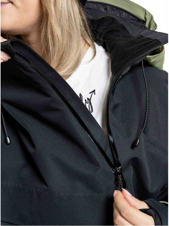 Meatfly Meatfly unisex SNB & SKI jakna Maddie Black / Olive Light