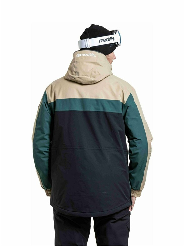 Meatfly Meatfly muška SNB & SKI jakna Zenith Black / Safari