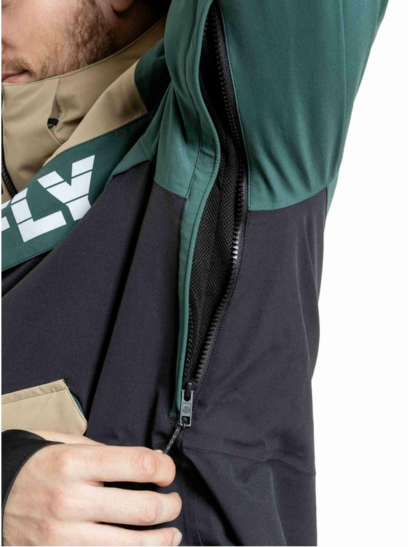 Meatfly Meatfly muška SNB & SKI jakna Zenith Black / Safari