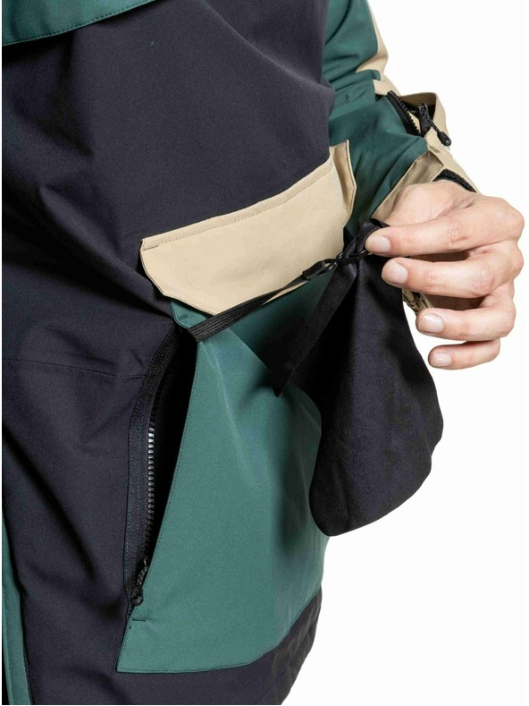 Meatfly Meatfly muška SNB & SKI jakna Zenith Black / Safari