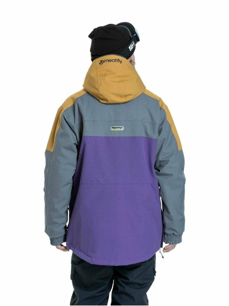 Meatfly Meatfly muška SNB & SKI jakna Zenith Dark Grey / Petunia