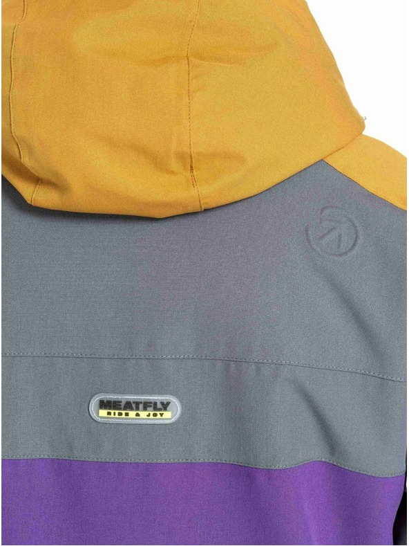 Meatfly Meatfly muška SNB & SKI jakna Zenith Dark Grey / Petunia