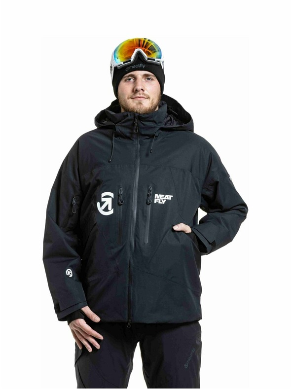 Meatfly Meatfly muške SNB & SKI jakna Shader Black