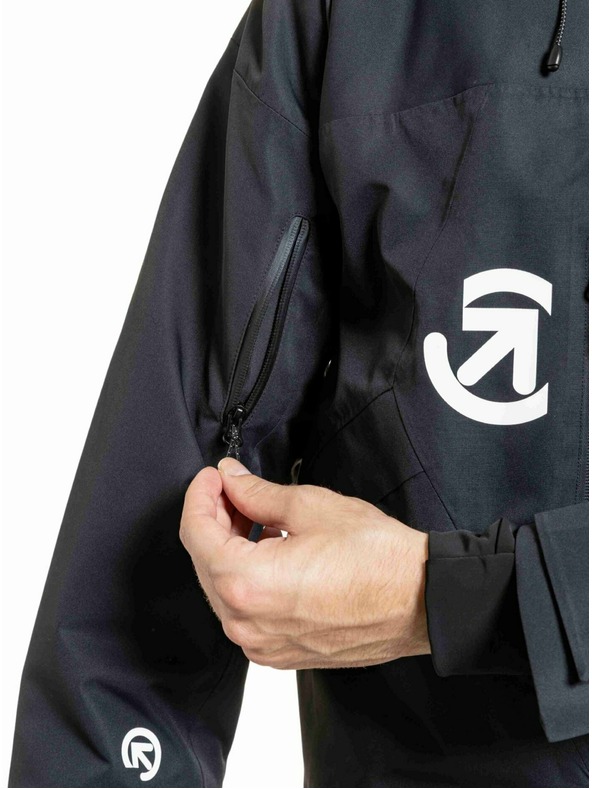 Meatfly Meatfly muške SNB & SKI jakna Shader Black