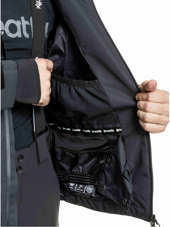 Meatfly Meatfly muške SNB & SKI jakna Shader Black