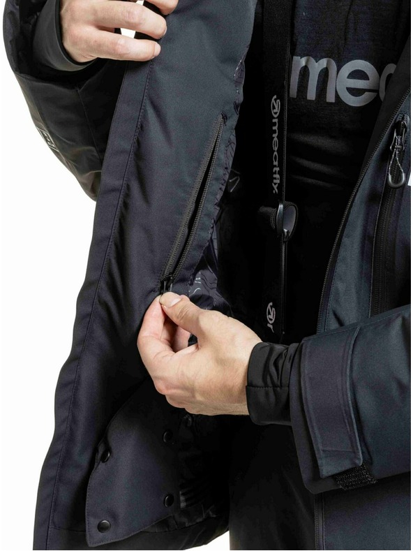 Meatfly Meatfly muške SNB & SKI jakna Shader Black