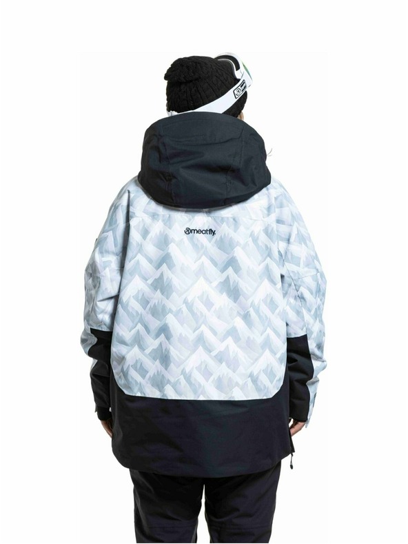 Meatfly Meatfly unisex SNB & SKI jakna Maddie White Camo / Black