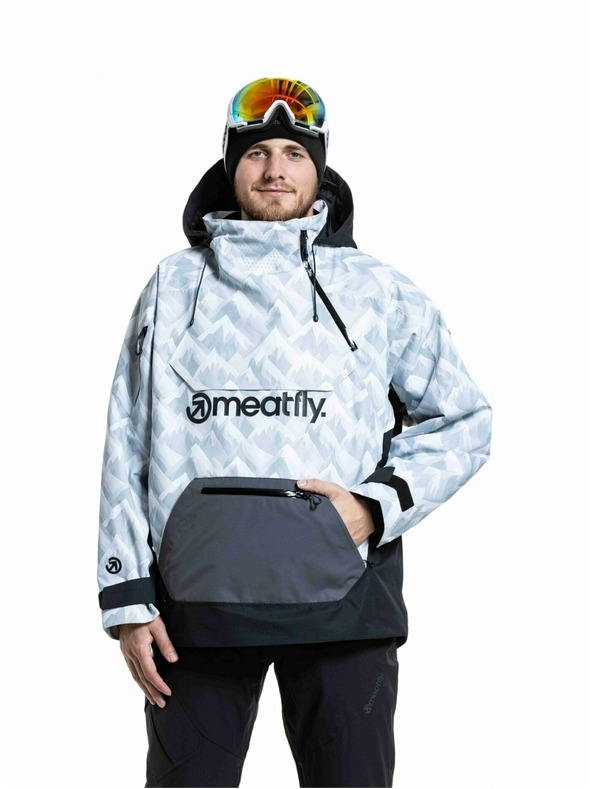 Meatfly Meatfly unisex SNB & SKI jakna Maddie White Camo / Black