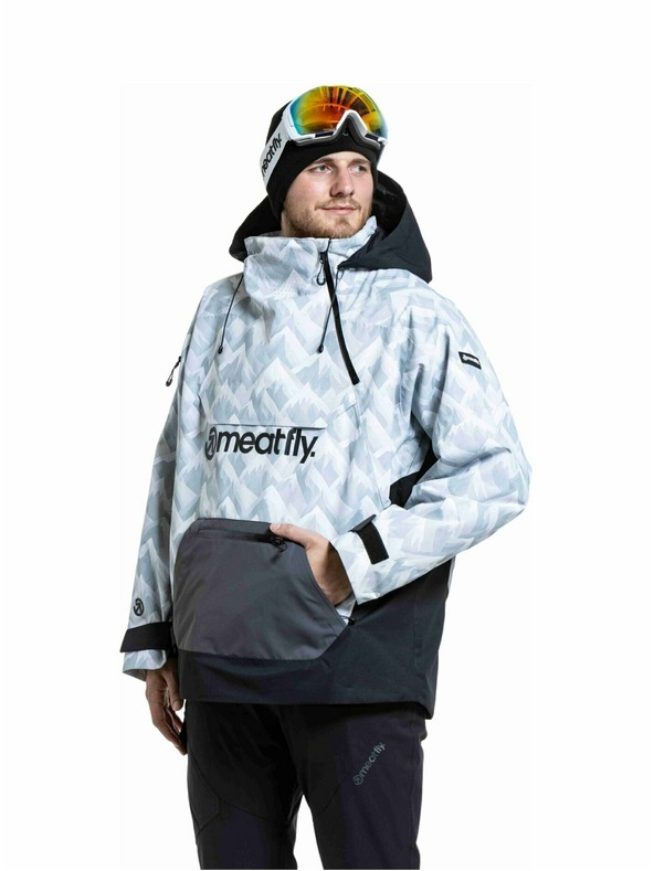 Meatfly Meatfly unisex SNB & SKI jakna Maddie White Camo / Black
