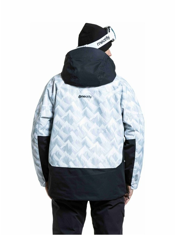 Meatfly Meatfly unisex SNB & SKI jakna Maddie White Camo / Black
