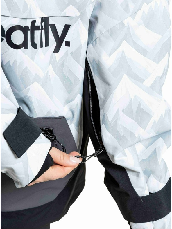 Meatfly Meatfly unisex SNB & SKI jakna Maddie White Camo / Black