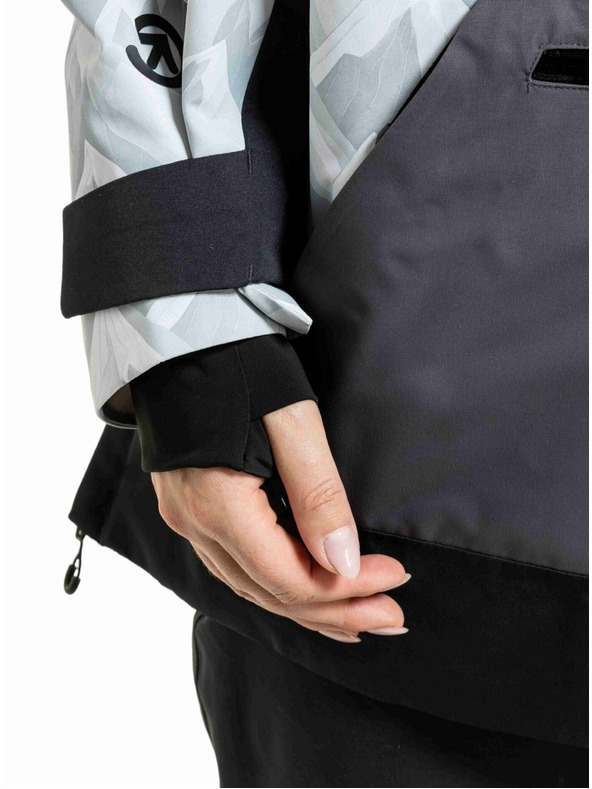 Meatfly Meatfly unisex SNB & SKI jakna Maddie White Camo / Black