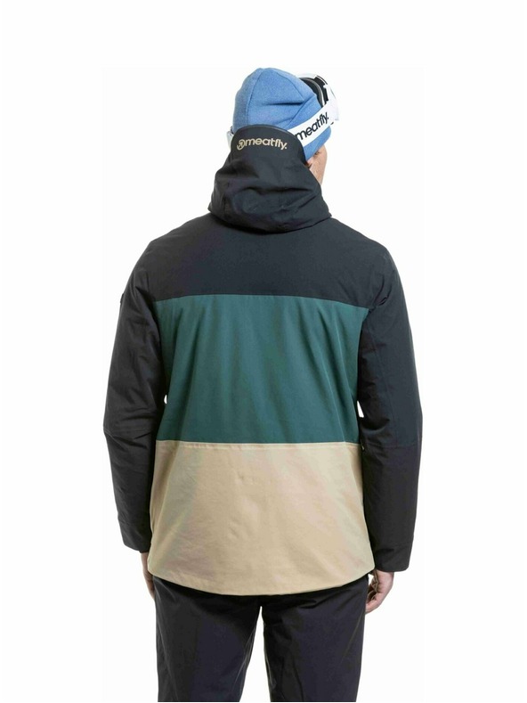 Meatfly Meatfly muška SNB & SKI jakna Manifold Black / Safari
