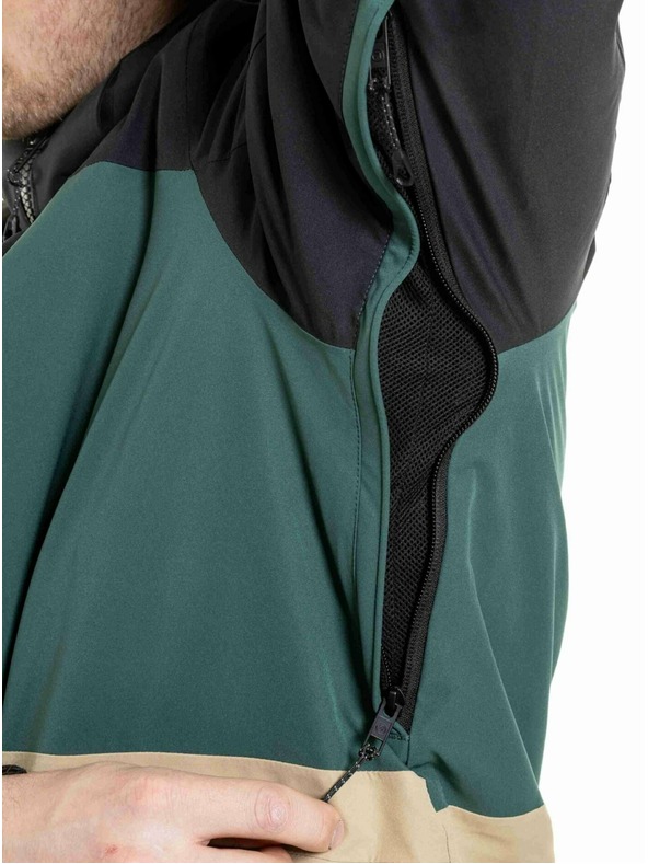 Meatfly Meatfly muška SNB & SKI jakna Manifold Black / Safari