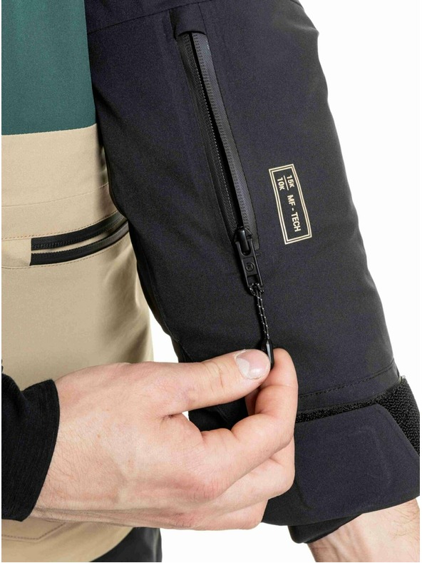 Meatfly Meatfly muška SNB & SKI jakna Manifold Black / Safari