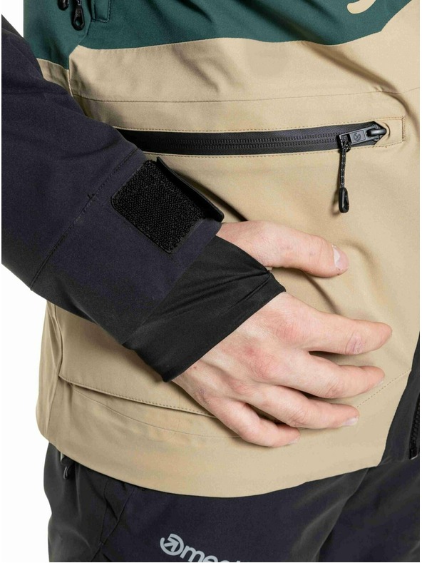 Meatfly Meatfly muška SNB & SKI jakna Manifold Black / Safari