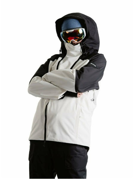 Meatfly Meatfly muška SNB & SKI jakna Blake Clouds White