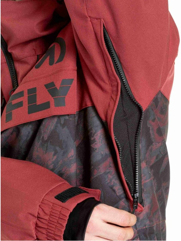 Meatfly Meatfly muška SNB & SKI jakna Zenith Wine Mossy