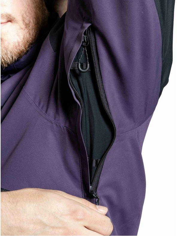 Meatfly Meatfly muška SNB & SKI jakna Shader Botanical Purple