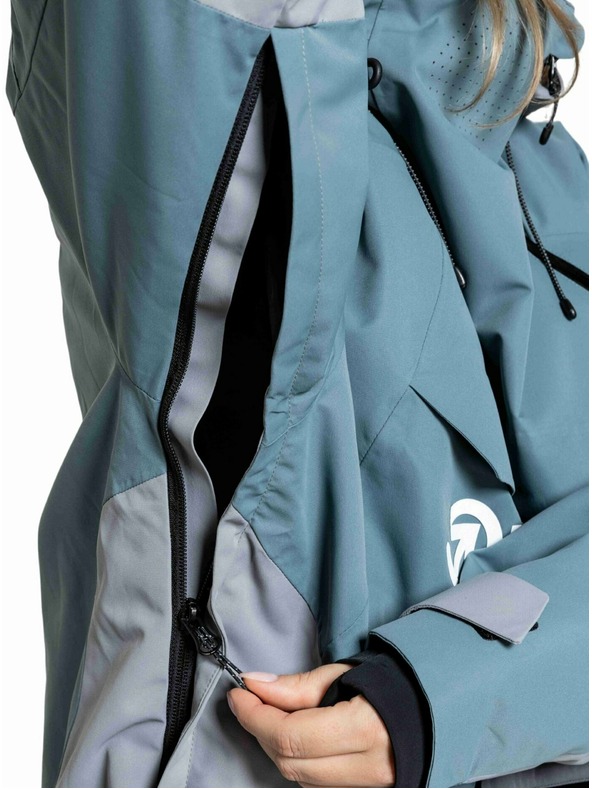 Meatfly Meatfly unisex SNB & SKI jakna Maddie Blue Sea / Silver