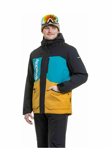 Meatfly Meatfly muška SNB & SKI jakna Manifold Black / Chai Tea