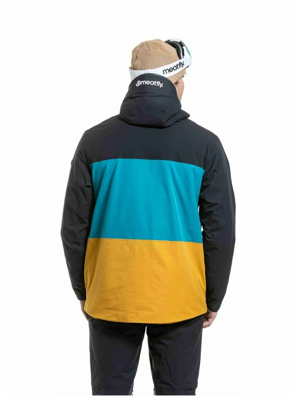 Meatfly Meatfly muška SNB & SKI jakna Manifold Black / Chai Tea