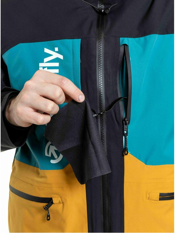 Meatfly Meatfly muška SNB & SKI jakna Manifold Black / Chai Tea