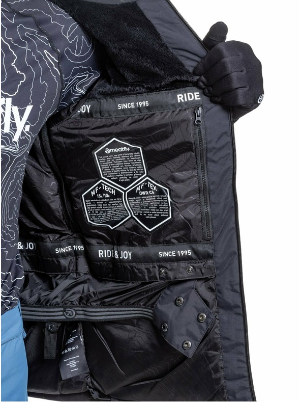 Meatfly Meatfly muška SNB & SKI jakna Manifold Beet Red/Slate Blue