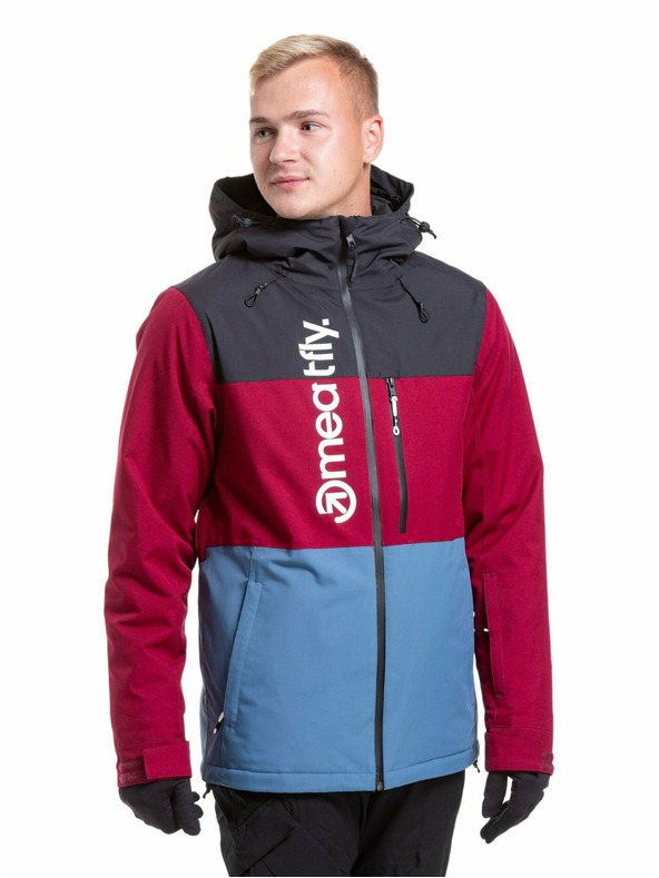 Meatfly Meatfly muška SNB & SKI jakna Manifold Beet Red/Slate Blue