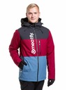 Meatfly Meatfly muška SNB & SKI jakna Manifold Beet Red/Slate Blue