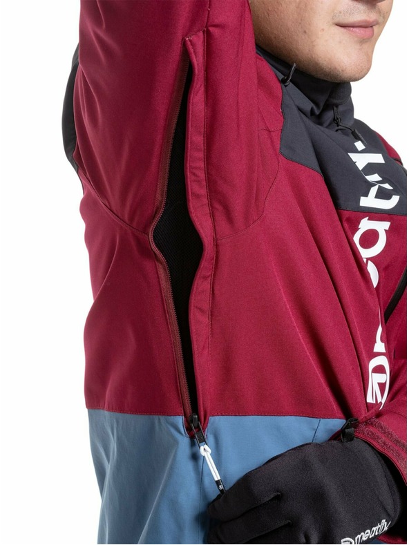 Meatfly Meatfly muška SNB & SKI jakna Manifold Beet Red/Slate Blue