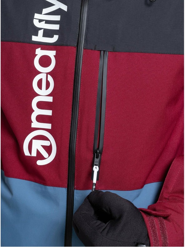 Meatfly Meatfly muška SNB & SKI jakna Manifold Beet Red/Slate Blue