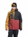 Meatfly Meatfly muška SNB & SKI jakna Shader Wood / Merlot