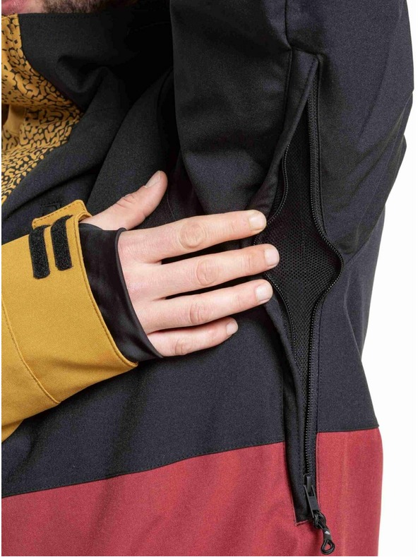 Meatfly Meatfly muška SNB & SKI jakna Shader Wood / Merlot