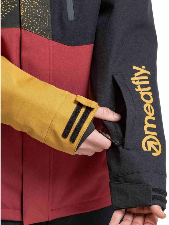 Meatfly Meatfly muška SNB & SKI jakna Shader Wood / Merlot