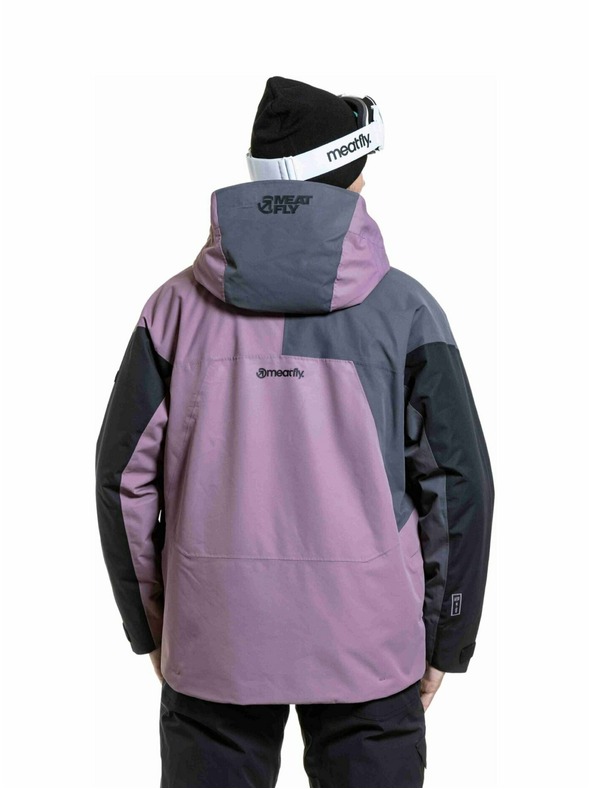 Meatfly Meatfly muška SNB & SKI jakna Shader Gray Dark / Orchid