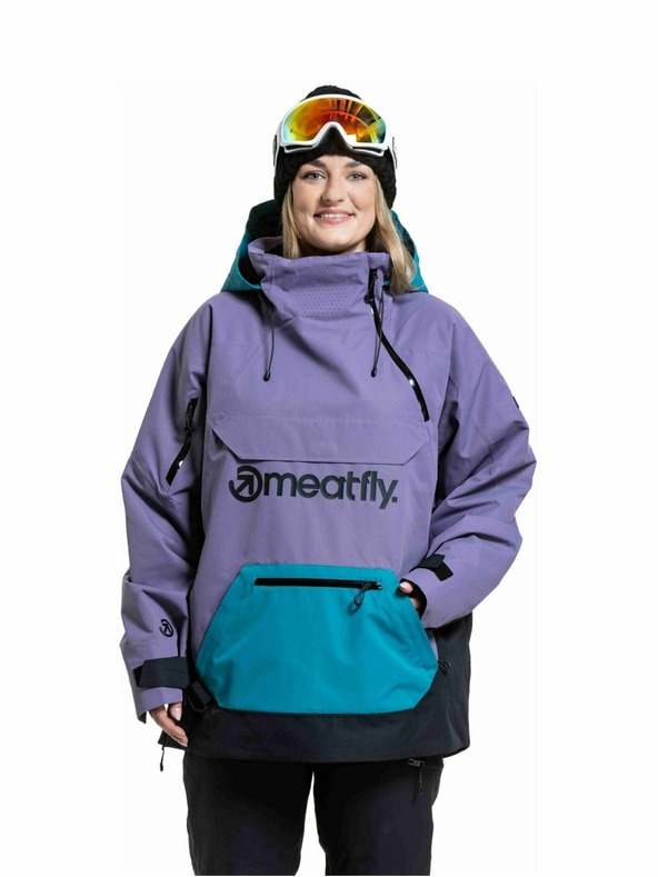 Meatfly Meatfly unisex SNB & SKI jakna Maddie Purple Light / Hb Blue