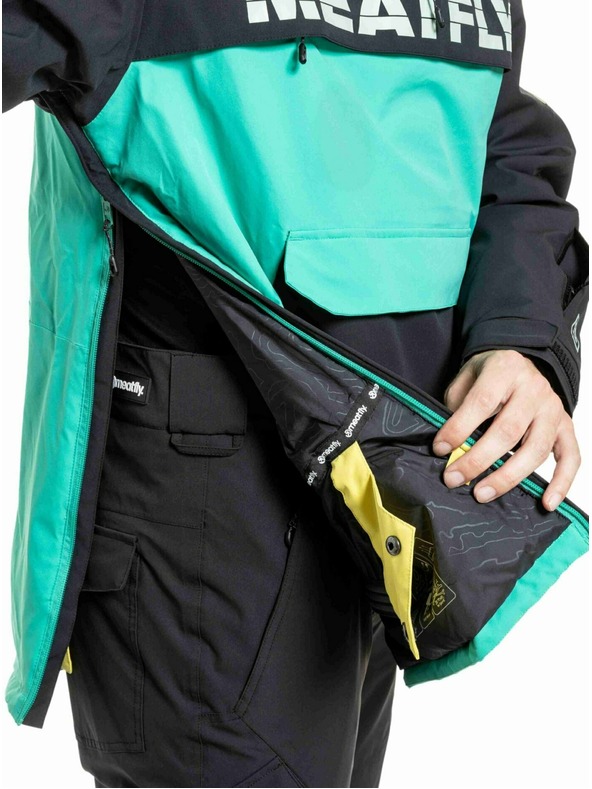 Meatfly Meatfly muška SNB & SKI jakna Zenith Columbia / Lime