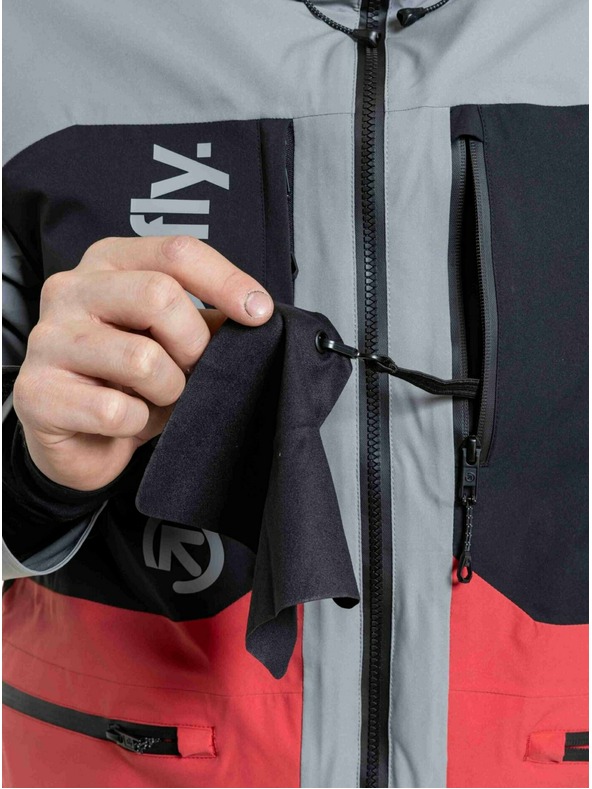 Meatfly Meatfly muška SNB & SKI jakna Manifold Silver / Red