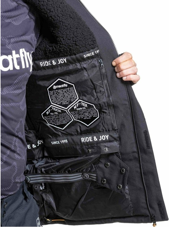 Meatfly Meatfly muške SNB & SKI jakna Vertigo Black