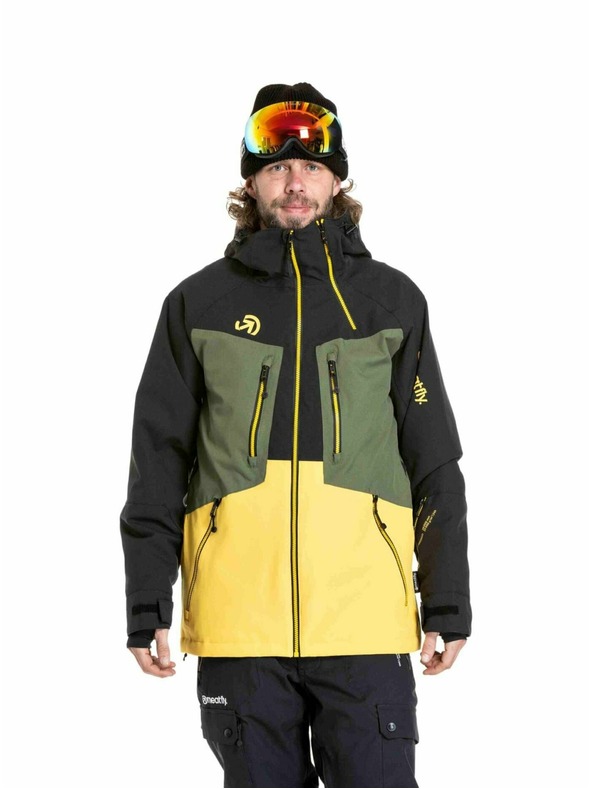 Meatfly Meatfly muška SNB & SKI jakna Cronos Black / Solar Power