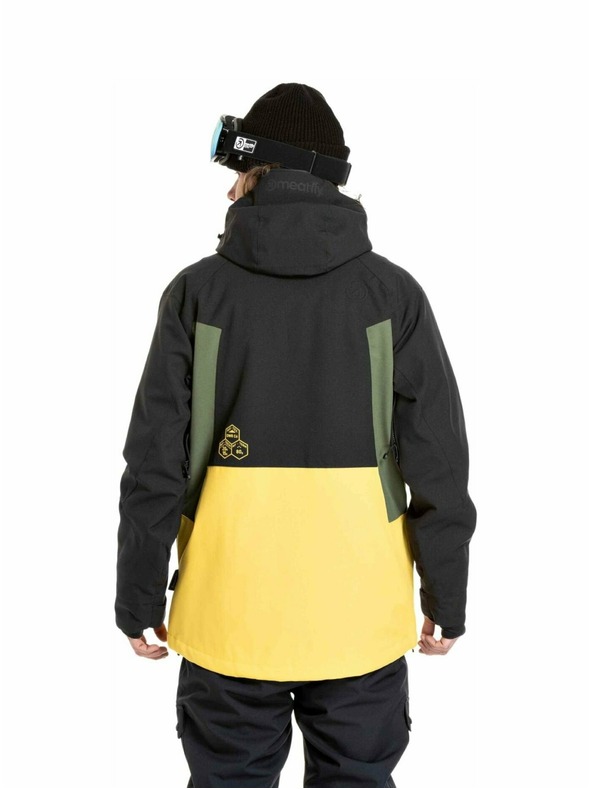 Meatfly Meatfly muška SNB & SKI jakna Cronos Black / Solar Power