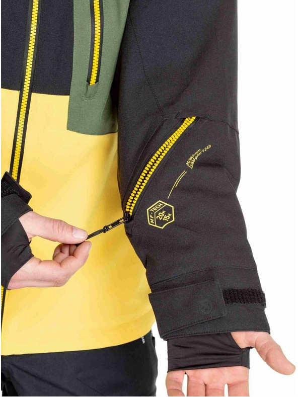 Meatfly Meatfly muška SNB & SKI jakna Cronos Black / Solar Power