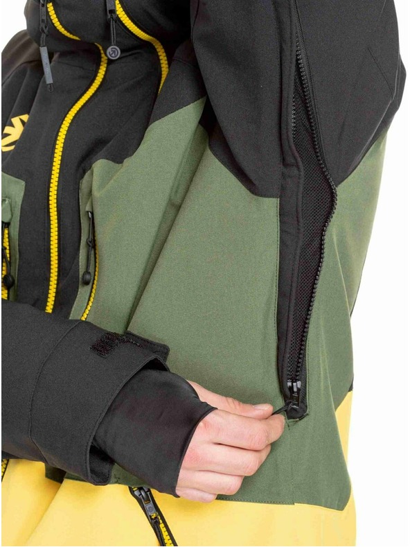 Meatfly Meatfly muška SNB & SKI jakna Cronos Black / Solar Power