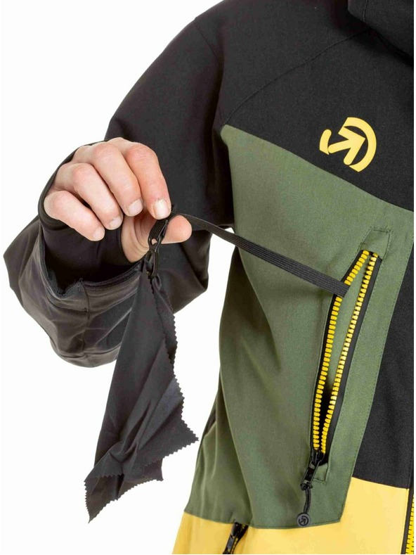 Meatfly Meatfly muška SNB & SKI jakna Cronos Black / Solar Power