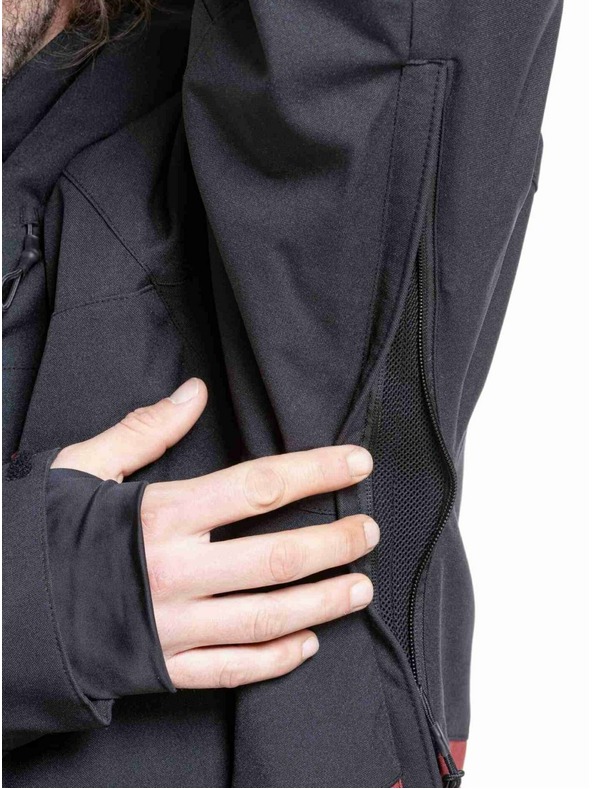 Meatfly Meatfly muška SNB & SKI jakna Vertigo Merlot / Black