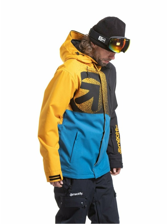 Meatfly Meatfly muška SNB & SKI jakna Shader Sunflower / Blue